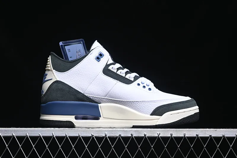 All categories Air Jordan Jordan series basketball shoes Air Jordan 3 Air Jordan 3 Retro OG SP "Diffused Blue" AJ3 Joe 3 white and blue cement HV8571-100
